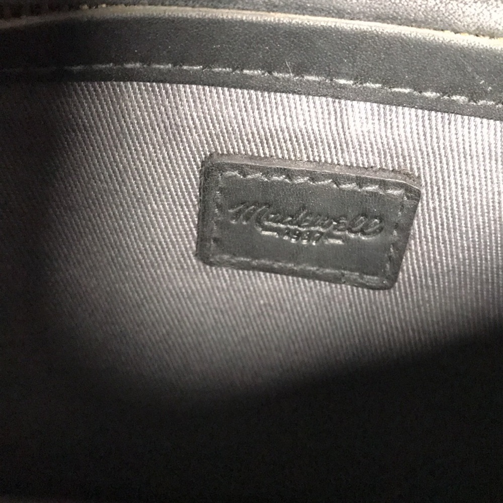 Madewell The Sketchbook Black Leather Bag Clutch Combo Purse - Picture 5 of 8